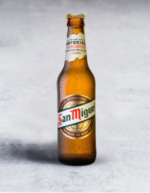 Bottle of San Miguel beer...