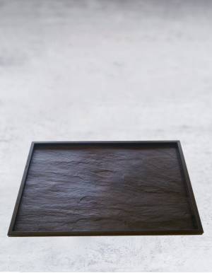 Slate texture tray